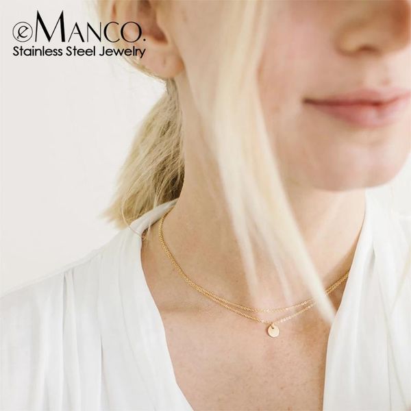 emanco 2 pcs necklace for women not darken 316l stainless steel necklace women minimalist chain choker, Silver
emanco 2 pcs necklace for women not darken 316l stainless steel necklace women minimalist chain choker, Silver