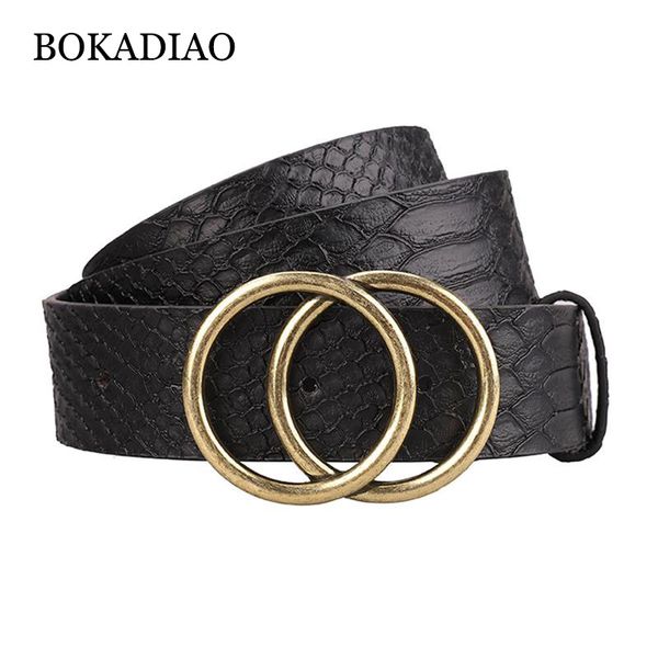 bokadiao woman's leather belt fashion metal double circle buckle luxury belts for women jeans&dress casual wild waistband female, Black;brown
bokadiao woman's leather belt fashion metal double circle buckle luxury belts for women jeans&dress casual wild waistband female, Black;brown