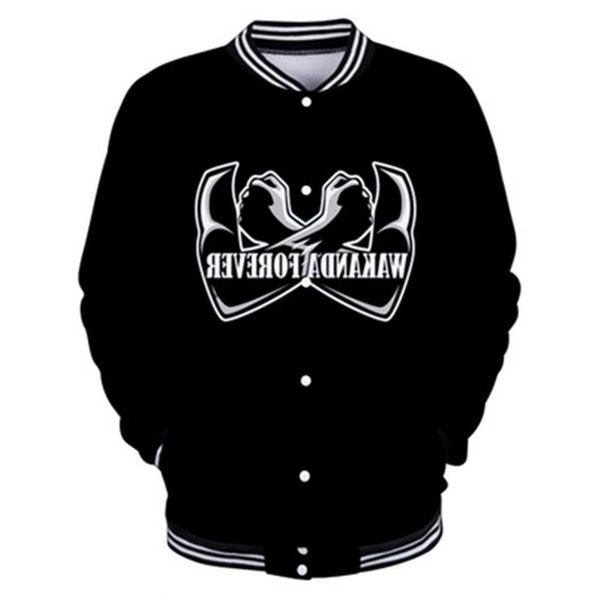panther wakanda forever man baseball uniform fashion wakanda pattern cardigan sweatshirts designer female long sleeve casual pullover, Black
panther wakanda forever man baseball uniform fashion wakanda pattern cardigan sweatshirts designer female long sleeve casual pullover, Black