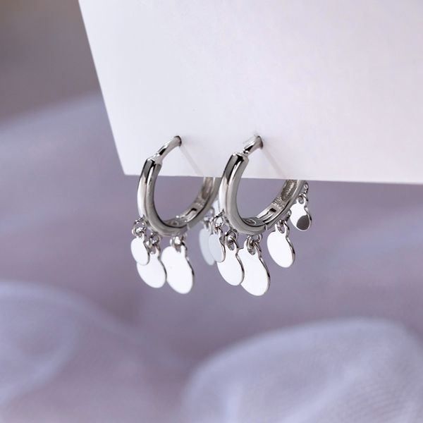 hoop & huggie huitam fashion simple earrings women with small sequins charm versatile style fancy female accessories trendy jewelry, Golden;silver
hoop & huggie huitam fashion simple earrings women with small sequins charm versatile style fancy female accessories trendy jewelry, Golden;silver