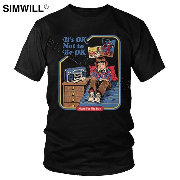 vintage 90s radio boombox t shirt it's ok not to be ok t-shirt men short sleeve hope for the day casual tees humor graphic top
vintage 90s radio boombox t shirt it's ok not to be ok t-shirt men short sleeve hope for the day casual tees humor graphic top