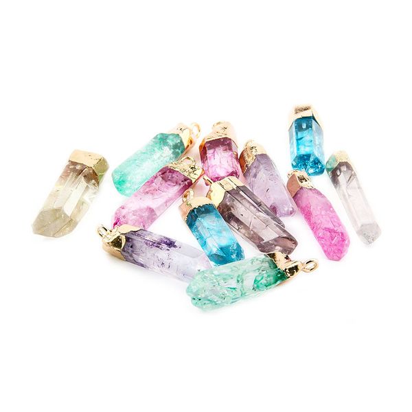 charms natural stone pendant irregular clear quartzs necklace for diy jewelry birthday gift size 40x10-50x12mm, Bronze;silver
charms natural stone pendant irregular clear quartzs necklace for diy jewelry birthday gift size 40x10-50x12mm, Bronze;silver