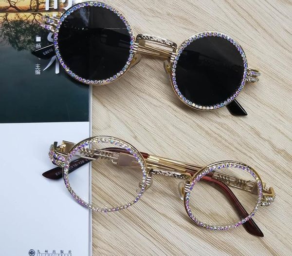 round sunglasses steampunk metal frame rhinestone clear lens retro circle frame sunglasses88, White;black
round sunglasses steampunk metal frame rhinestone clear lens retro circle frame sunglasses88, White;black