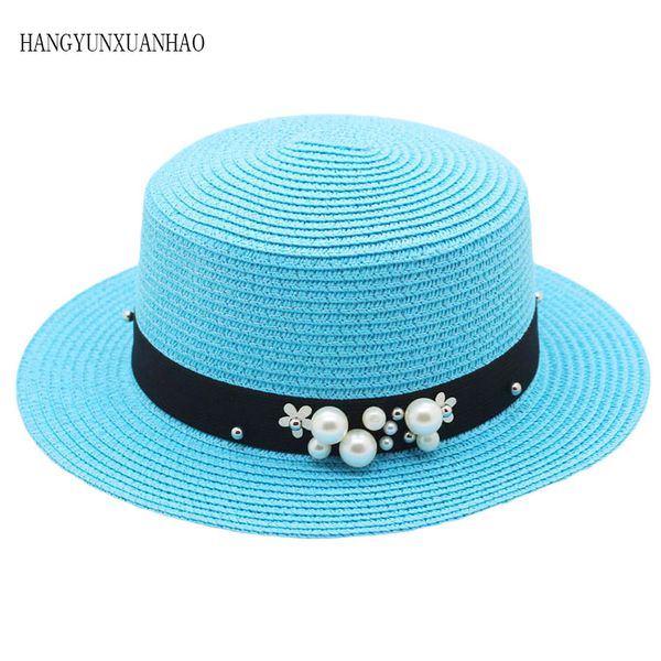 wide brim hats parent-child straw sun hat cute children women pearl cap beach big panama casual glris summer, Blue;gray
wide brim hats parent-child straw sun hat cute children women pearl cap beach big panama casual glris summer, Blue;gray