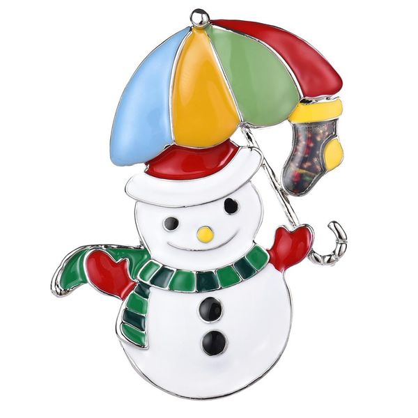 brooch of jewelry enamel christmas snowman with umbrella brooches pins for kid lady charm collar lapel pin brooch, Gray
brooch of jewelry enamel christmas snowman with umbrella brooches pins for kid lady charm collar lapel pin brooch, Gray