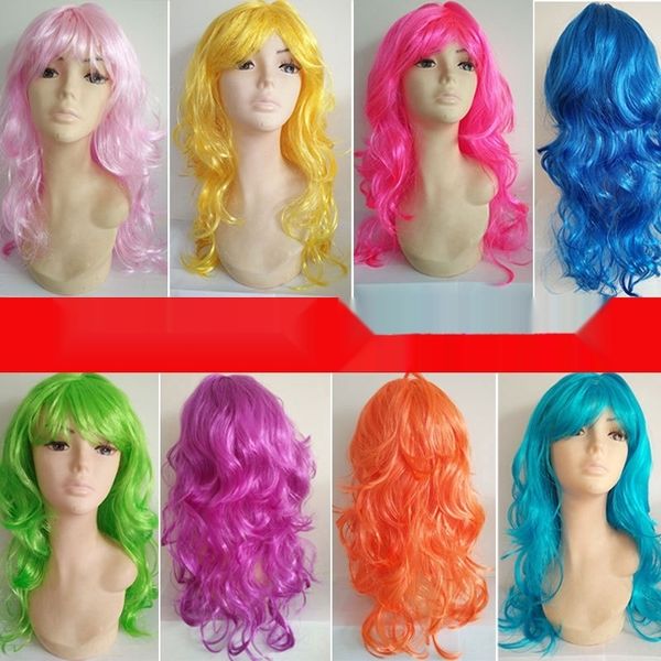 women's props long curly hair colorful big wave prop wig wig halloween masquerade cosplay funny party dress yz9jg
women's props long curly hair colorful big wave prop wig wig halloween masquerade cosplay funny party dress yz9jg
