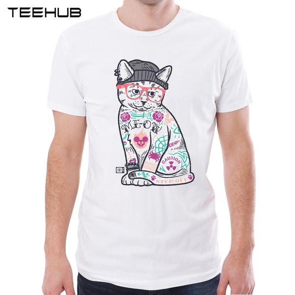 teehub 2019 new arrivals men's fashion elegant cat printed short sleeve t-shirt male cool casual o-neck soft tee
teehub 2019 new arrivals men's fashion elegant cat printed short sleeve t-shirt male cool casual o-neck soft tee