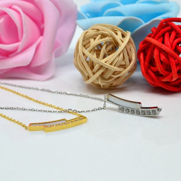 pendant necklaces shell zircon stainless steel choker necklace women girls fashion jewelry, Silver
pendant necklaces shell zircon stainless steel choker necklace women girls fashion jewelry, Silver
