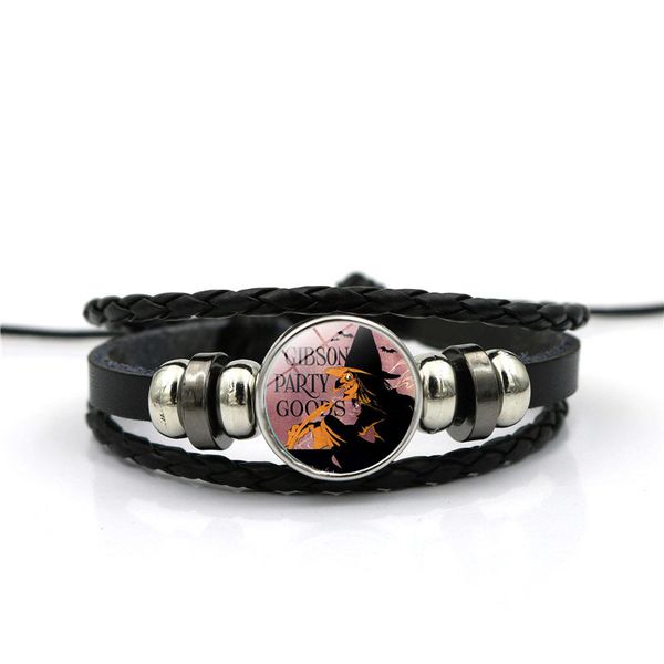 charm bracelets black multilayer leather bracelet halloween jewelry fashion glass dome witch button bangle party gift for women men, Golden;silver
charm bracelets black multilayer leather bracelet halloween jewelry fashion glass dome witch button bangle party gift for women men, Golden;silver