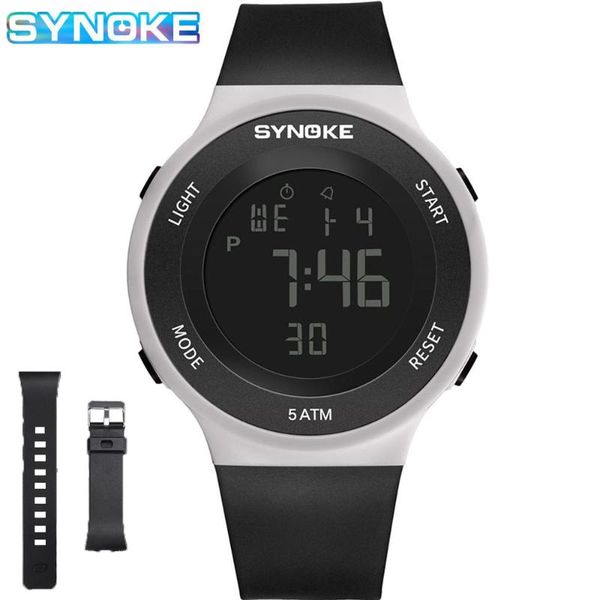 wristwatches synoke sport watch men's watches detachable strap waterproof led alarm digital women men reloj hombre, Slivery;brown
wristwatches synoke sport watch men's watches detachable strap waterproof led alarm digital women men reloj hombre, Slivery;brown