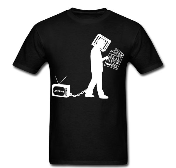 comsume fear newspaper trapped cage tv tee t shirt short sleeve hoodie fashion 100% cotton t-shirt summer short sleeve
comsume fear newspaper trapped cage tv tee t shirt short sleeve hoodie fashion 100% cotton t-shirt summer short sleeve