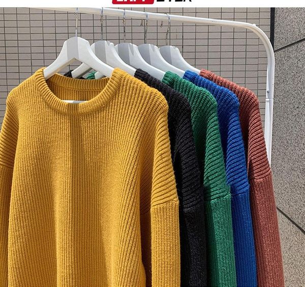 lappster men korean fashions sweater 2020 mens winter harajuku thick sweater male pullover harajuku streetwear solid sweaters003, White;black
lappster men korean fashions sweater 2020 mens winter harajuku thick sweater male pullover harajuku streetwear solid sweaters003, White;black