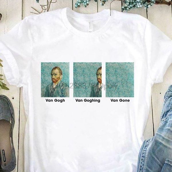 van gogh van goghing van gone t-shirt