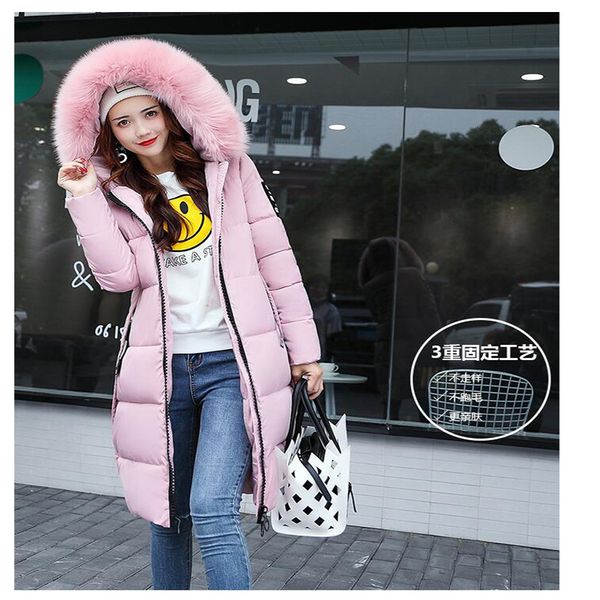 women's down & parkas winter jacket women long parka fur collar casual slim woman coats and puffer padded outwear coat, Black
women's down & parkas winter jacket women long parka fur collar casual slim woman coats and puffer padded outwear coat, Black