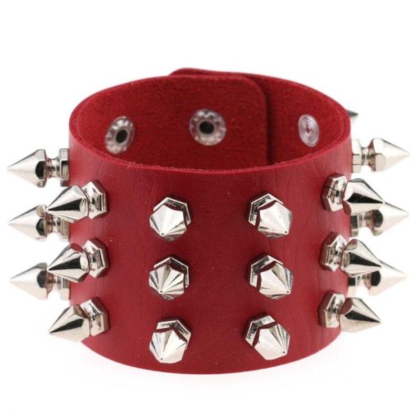 kmvexo unique 3 rows spikes rivet stud wide cuff leather punk gothic rock bangle harness bracelets for women men jewelry3125080, Golden;silver
kmvexo unique 3 rows spikes rivet stud wide cuff leather punk gothic rock bangle harness bracelets for women men jewelry3125080, Golden;silver