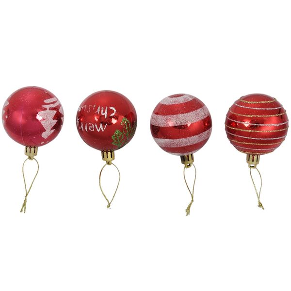 christmas decorations -24pcs 6cm plastic tree decoration ball(red)
christmas decorations -24pcs 6cm plastic tree decoration ball(red)