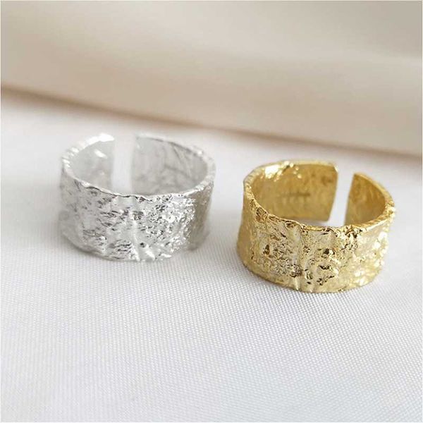 cluster rings 925 sterling silver index finger ring ladies ins simple style tin foil trendy japanese and korean open jewelry, Golden;silver
cluster rings 925 sterling silver index finger ring ladies ins simple style tin foil trendy japanese and korean open jewelry, Golden;silver