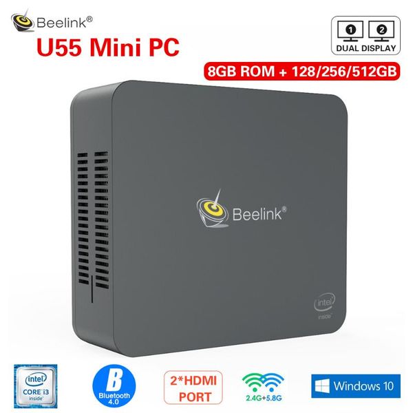 beelink u55 mini pc win10 intel core i3-5005u 2.4g+5.8g dual wifi 8gb ddr3l 256gb 512gb ssd 2*hdmi dual screen mini computer
beelink u55 mini pc win10 intel core i3-5005u 2.4g+5.8g dual wifi 8gb ddr3l 256gb 512gb ssd 2*hdmi dual screen mini computer