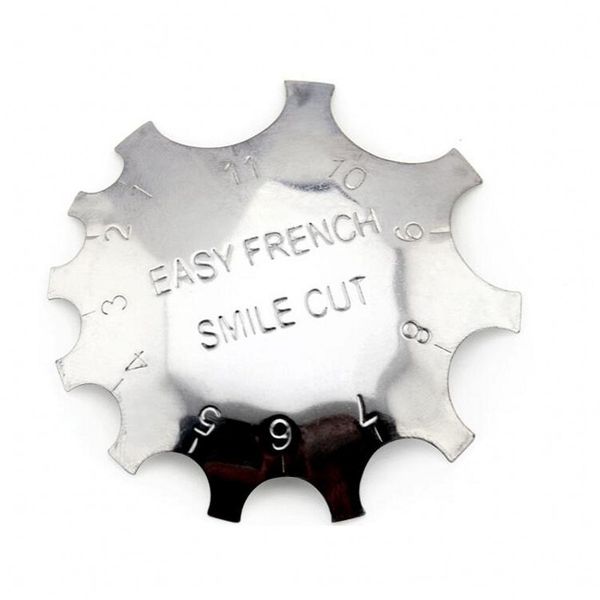 nail art equipment 1pc easy french line edge cutter stencil tool smile shape trimmer clipper styling forms manicure tools tmb01#, Silver
nail art equipment 1pc easy french line edge cutter stencil tool smile shape trimmer clipper styling forms manicure tools tmb01#, Silver