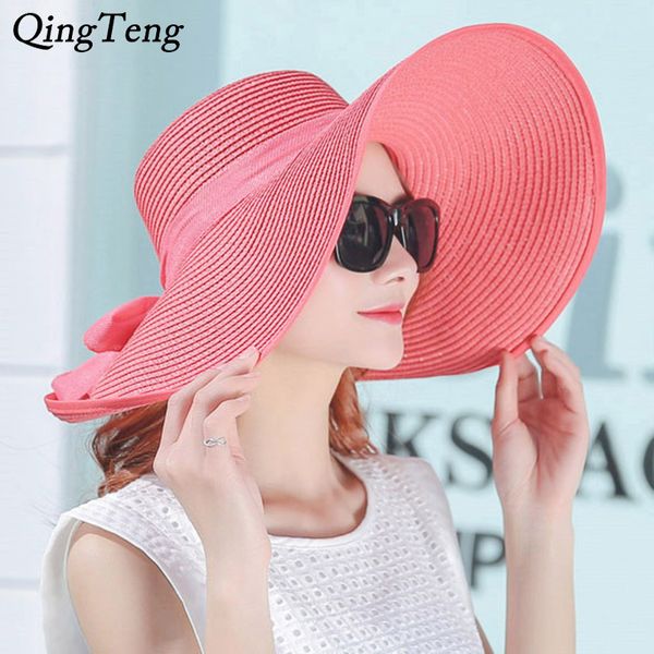bow wide brim floppy straw sun hat beach women hat travel cap foldable summer uv protect ladies casual cap female, Blue;gray
bow wide brim floppy straw sun hat beach women hat travel cap foldable summer uv protect ladies casual cap female, Blue;gray