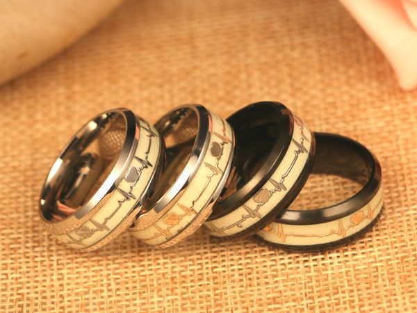 wedding rings mf jewelry style luminous heart ring electrocardiogram couple titanium steel, Slivery;golden
wedding rings mf jewelry style luminous heart ring electrocardiogram couple titanium steel, Slivery;golden