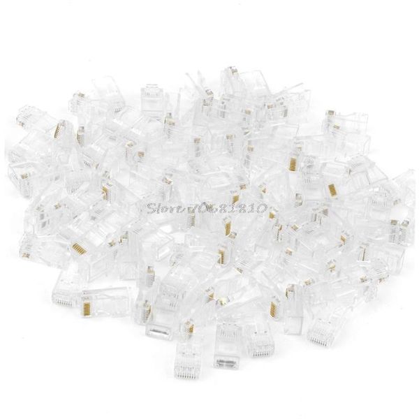 computer cables & connectors 25/100pcs gold plated rj45 net network modular plug cat5 cat5e connector 8p8c utp unshielded
computer cables & connectors 25/100pcs gold plated rj45 net network modular plug cat5 cat5e connector 8p8c utp unshielded