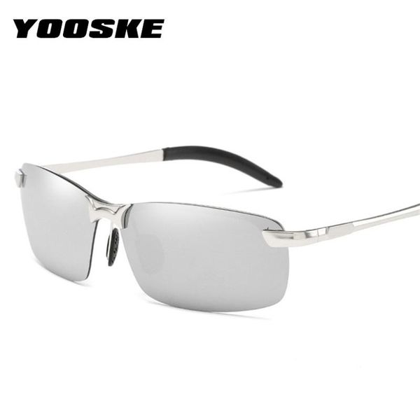 sunglasses yooske polarized men rimless driving sun glasses male brand designer outdoor driver's uv400 shades eyewear, White;black
sunglasses yooske polarized men rimless driving sun glasses male brand designer outdoor driver's uv400 shades eyewear, White;black