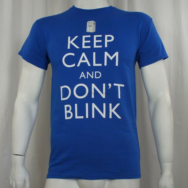 authentic doctor who dr who keep calm and dont blink t shirt s m l xl 2xl new
authentic doctor who dr who keep calm and dont blink t shirt s m l xl 2xl new