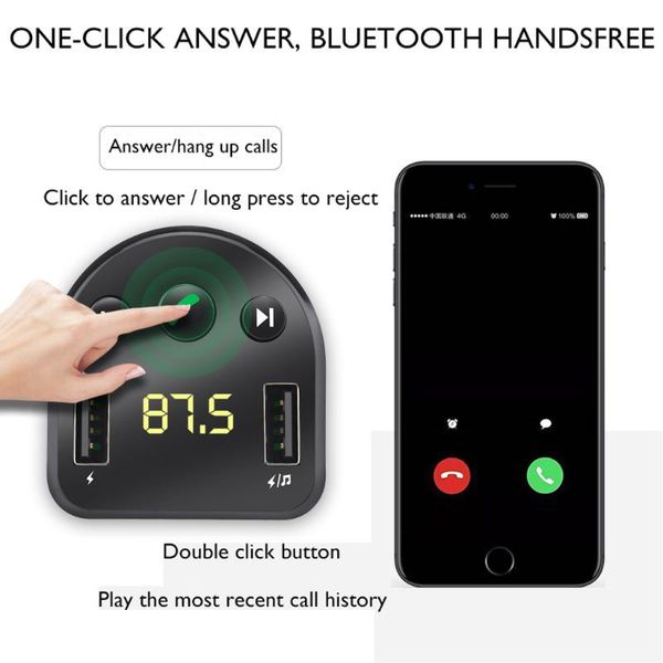car kit hands wireless bluetooth car usb charger fm transmitter wireless radio adapter mp3 player mobile phones tablets
car kit hands wireless bluetooth car usb charger fm transmitter wireless radio adapter mp3 player mobile phones tablets