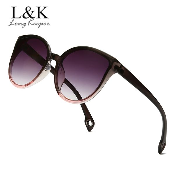 sunglasses longkeeper cat eye women brand designer vintage gradient sun glasses female retro eyewear shades for ladies uv400, White;black 
sunglasses longkeeper cat eye women brand designer vintage gradient sun glasses female retro eyewear shades for ladies uv400, White;black