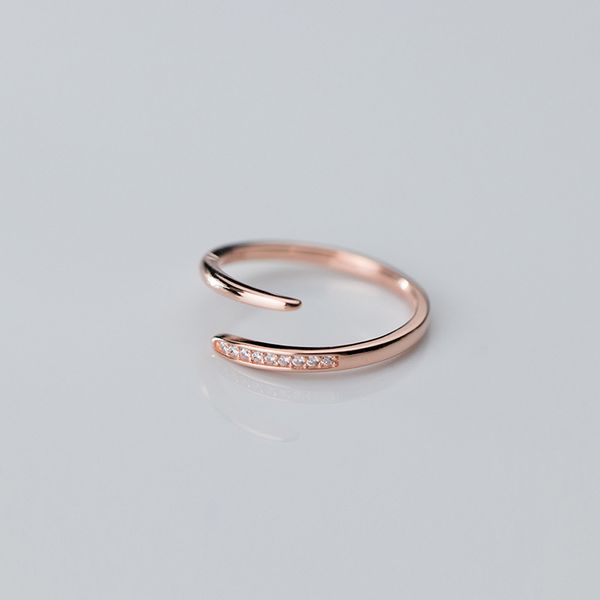 modian real 925 sterling silver simple rose gold color ring for women adjustable rings wedding engagement minimalist jewelry, Golden;silver
modian real 925 sterling silver simple rose gold color ring for women adjustable rings wedding engagement minimalist jewelry, Golden;silver