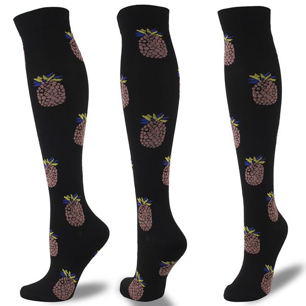 men's socks running compression stockings pressure varicose vein leg support stretch blood circulation knee high, Black
men's socks running compression stockings pressure varicose vein leg support stretch blood circulation knee high, Black