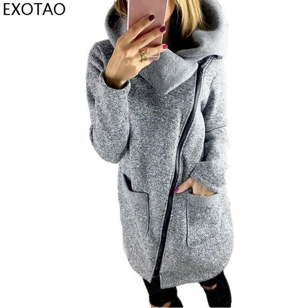 EXOTAO Slant Zip Up Female Coat Pile Heap Collared Warm Jacket Autumn Winter Full Sleeved Thicken Ladies Tops New Arrival 2017
EXOTAO Slant Zip Up Female Coat Pile Heap Collared Warm Jacket Autumn Winter Full Sleeved Thicken Ladies Tops New Arrival 2017