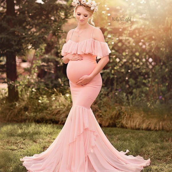 русалка платье для photo shoot беременных женщин беременности платье фотография реквизит sexy с плечом maxi материнство платье, White
русалка платье для photo shoot беременных женщин беременности платье фотография реквизит sexy с плечом maxi материнство платье, White