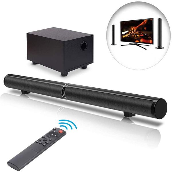 youxiu 45w tv sound bars home theater soundbar separable bluetooth 5.0 speakers tv echo wall bar with 25w subwoofer bass
youxiu 45w tv sound bars home theater soundbar separable bluetooth 5.0 speakers tv echo wall bar with 25w subwoofer bass