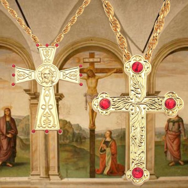 pendant necklaces vintage religious necklace with box men's hip hop square egyptian cross orthodox traditional prayer jewelry, Silver
pendant necklaces vintage religious necklace with box men's hip hop square egyptian cross orthodox traditional prayer jewelry, Silver