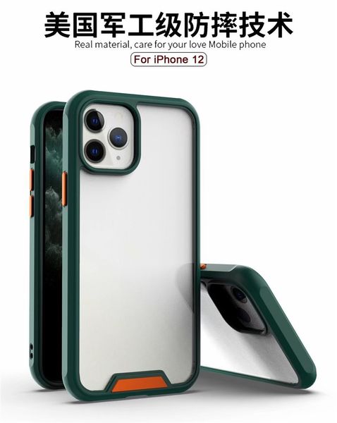 phone cases for iphone 12 se2 11 pro xs max 7 8 plus silicone bumper clear pc hard back cover with camera protector
phone cases for iphone 12 se2 11 pro xs max 7 8 plus silicone bumper clear pc hard back cover with camera protector