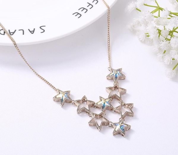 ms betti star pendant bid necklace with crystal from swarovski 2018 new arrival bijour for88, Silver
ms betti star pendant bid necklace with crystal from swarovski 2018 new arrival bijour for88, Silver