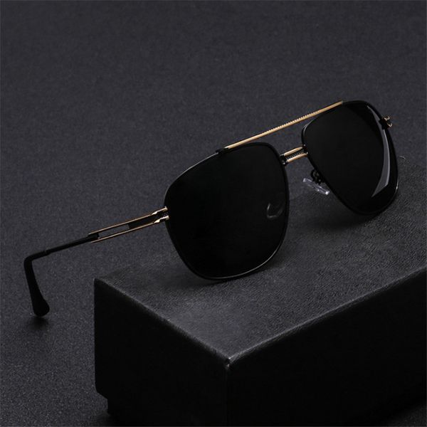 men sunglasses classic polarized sunglasses driving metal designer glasses prescription big box uv400 854, White;black
men sunglasses classic polarized sunglasses driving metal designer glasses prescription big box uv400 854, White;black