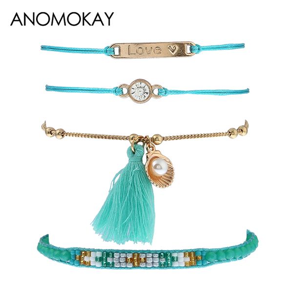 new design green tassel rope chain wrap distance bracelet set gold color shell crystal bead casual bracelet for men women gift, Golden;silver
new design green tassel rope chain wrap distance bracelet set gold color shell crystal bead casual bracelet for men women gift, Golden;silver