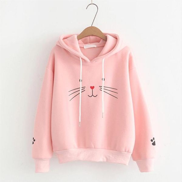повседневного женской hoodies толстовки толстовка женщина streetwear cat печать hoodie одежда корейского стиль женщина стильная случайную то, Black
повседневного женской hoodies толстовки толстовка женщина streetwear cat печать hoodie одежда корейского стиль женщина стильная случайную то, Black