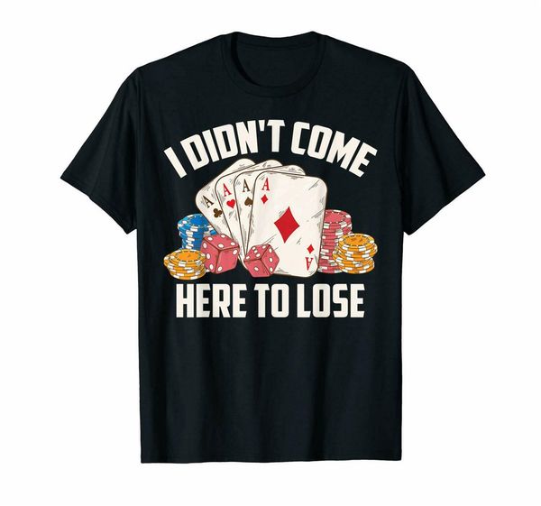 i didn't come here to lose poker players playing card casino black t-shirt s-3xl summer style casual wear tee shirt
i didn't come here to lose poker players playing card casino black t-shirt s-3xl summer style casual wear tee shirt