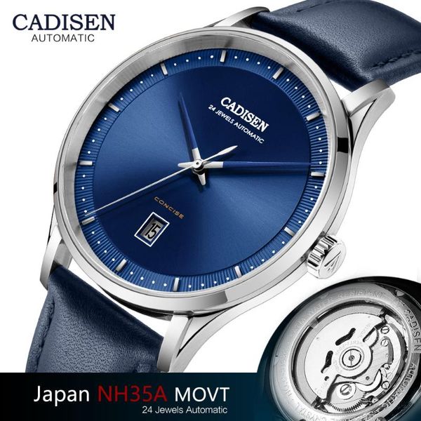 wristwatches cadisen men luxury automatic mechanical watches brand leisure watch nh35a movement clock genuine leather wristwatch man 814, Slivery;brown
wristwatches cadisen men luxury automatic mechanical watches brand leisure watch nh35a movement clock genuine leather wristwatch man 814, Slivery;brown