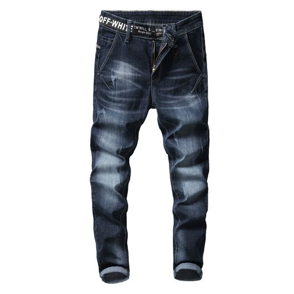 peikong brand name clothing men's straight stretch trousers korean style casual black skinny classic jeans pant pants for men, Blue
peikong brand name clothing men's straight stretch trousers korean style casual black skinny classic jeans pant pants for men, Blue