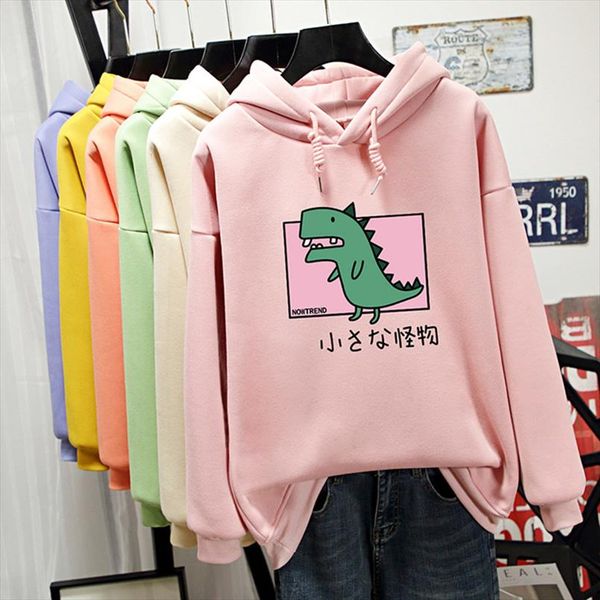 harajuku kawaii cartoon dinosaur hoodies women long sleeve loose hooded sweatshirt autumn winter fleece anime hoody pullover top, Black
harajuku kawaii cartoon dinosaur hoodies women long sleeve loose hooded sweatshirt autumn winter fleece anime hoody pullover top, Black