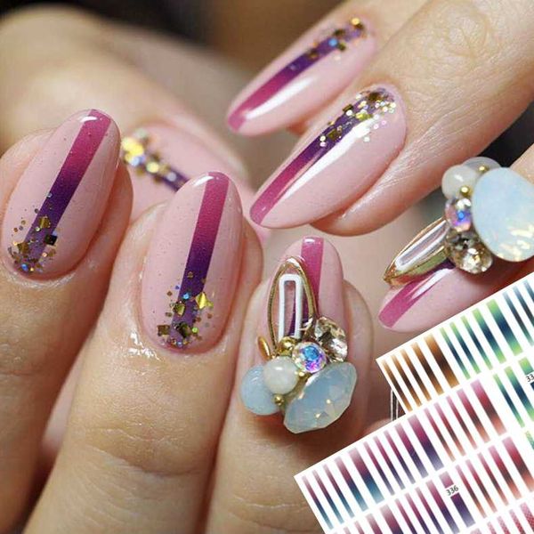 line-334-336 designs 3d nail art stickers decal template diy nail tool decorations, Black
line-334-336 designs 3d nail art stickers decal template diy nail tool decorations, Black