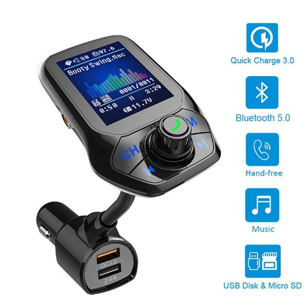 t43 pk t11 t10 dual usb charger color screen fm transmitter wireless bluetooth handscar kit 360 rotatable car mp3 audio with 5v 3.1a
t43 pk t11 t10 dual usb charger color screen fm transmitter wireless bluetooth handscar kit 360 rotatable car mp3 audio with 5v 3.1a