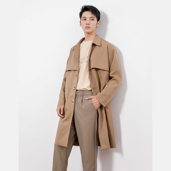 men's wool & blends autumn korean style woolen coat fashion solid color casual long men streetwear loose jacket mens overcoat, Black
men's wool & blends autumn korean style woolen coat fashion solid color casual long men streetwear loose jacket mens overcoat, Black