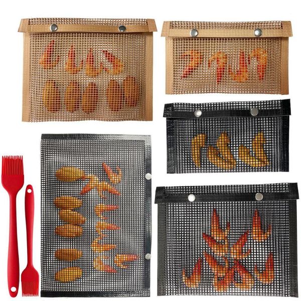 new non-stick mesh grilling bag mats non-stick bbq bake bag outdoor picnic baking barbecue cooking tool
new non-stick mesh grilling bag mats non-stick bbq bake bag outdoor picnic baking barbecue cooking tool