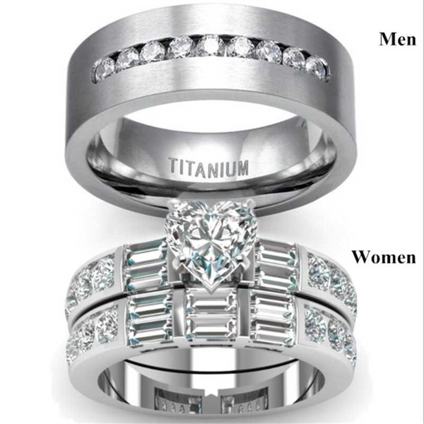 fashion luxury women full set heart-shaped zircon ring set men couple engagement wedding valentine's day gift jewelry wholesale, Slivery;golden
fashion luxury women full set heart-shaped zircon ring set men couple engagement wedding valentine's day gift jewelry wholesale, Slivery;golden